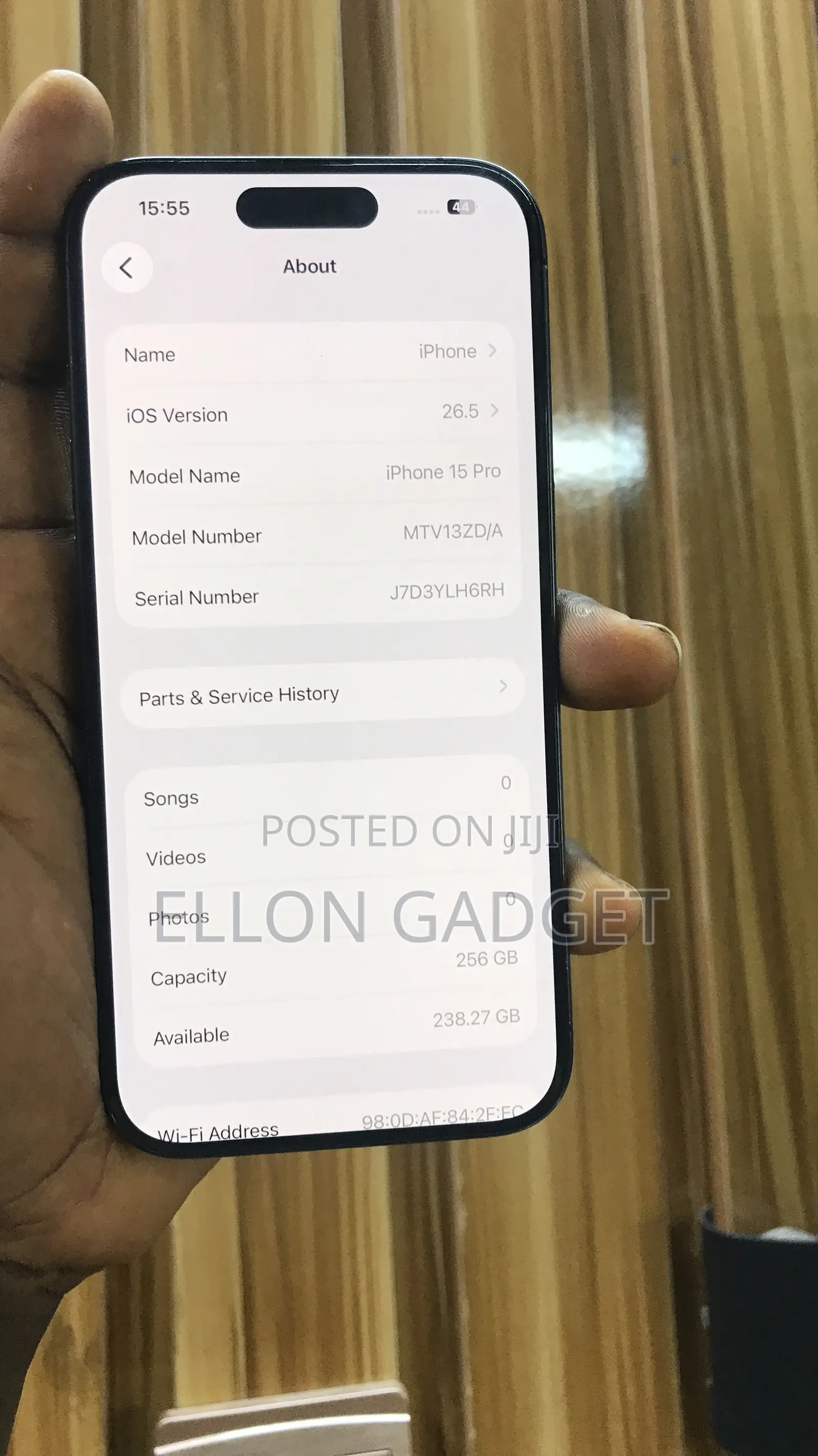 Apple iPhone 15 Pro 256 GB Black