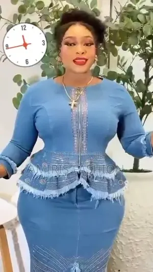 Beautiful Turkey Luxury Two-Piece Denim Skirt