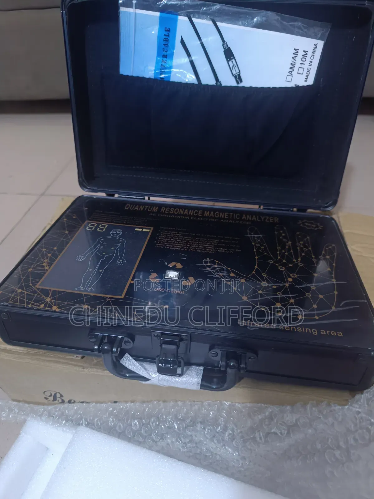 Quantum Resonance Magnetic Analyzer