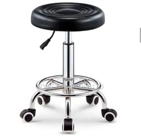 Adjustable Rolling Stool – Ergonomic Salon, Clinic Office Stool