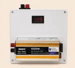 1kva Solar Generator Running On Lithium-ion Battery + 200w Solar Panel