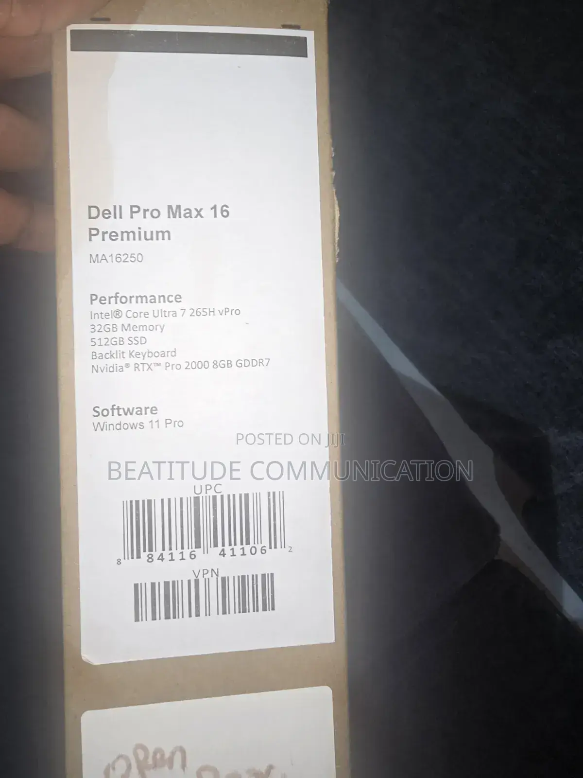 Laptop Dell Pro Max 16 32GB Intel Core Ultra 7 SSD 512GB