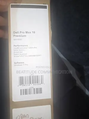 Laptop Dell Pro Max 16 32GB Intel Core Ultra 7 SSD 512GB