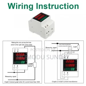 Digital Meter D52-2047, Operation Time, 0-100a Indirect Measurement