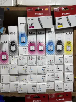 Hp Gt52 Ink Tank Magenta,Cyan, Yellow Ink Bottle