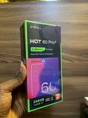 New Infinix Hot 60 Pro+ 256 GB Black
