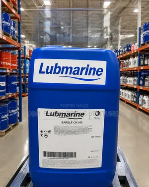 20-Liter Drum of Total Lubmarine Barelf Ch 100 Industrial Lubricant