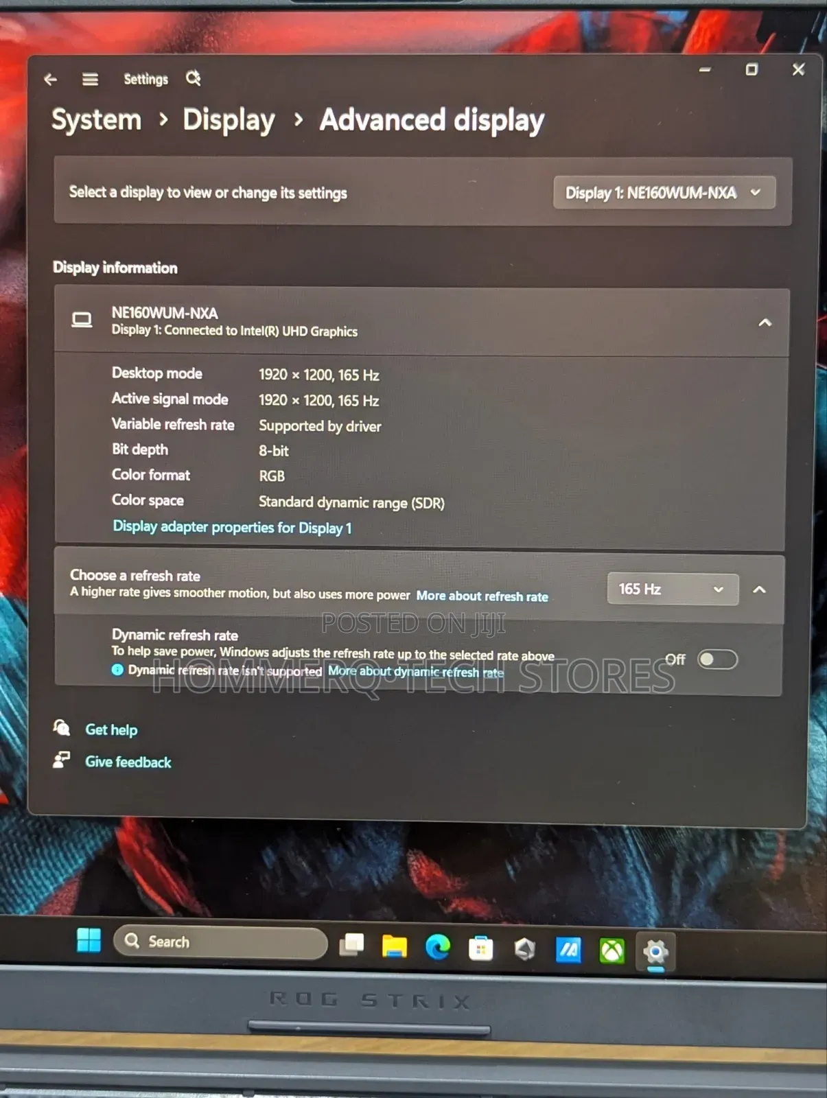 Laptop Asus ROG Strix G16 16GB Intel Core i7 SSD 1T