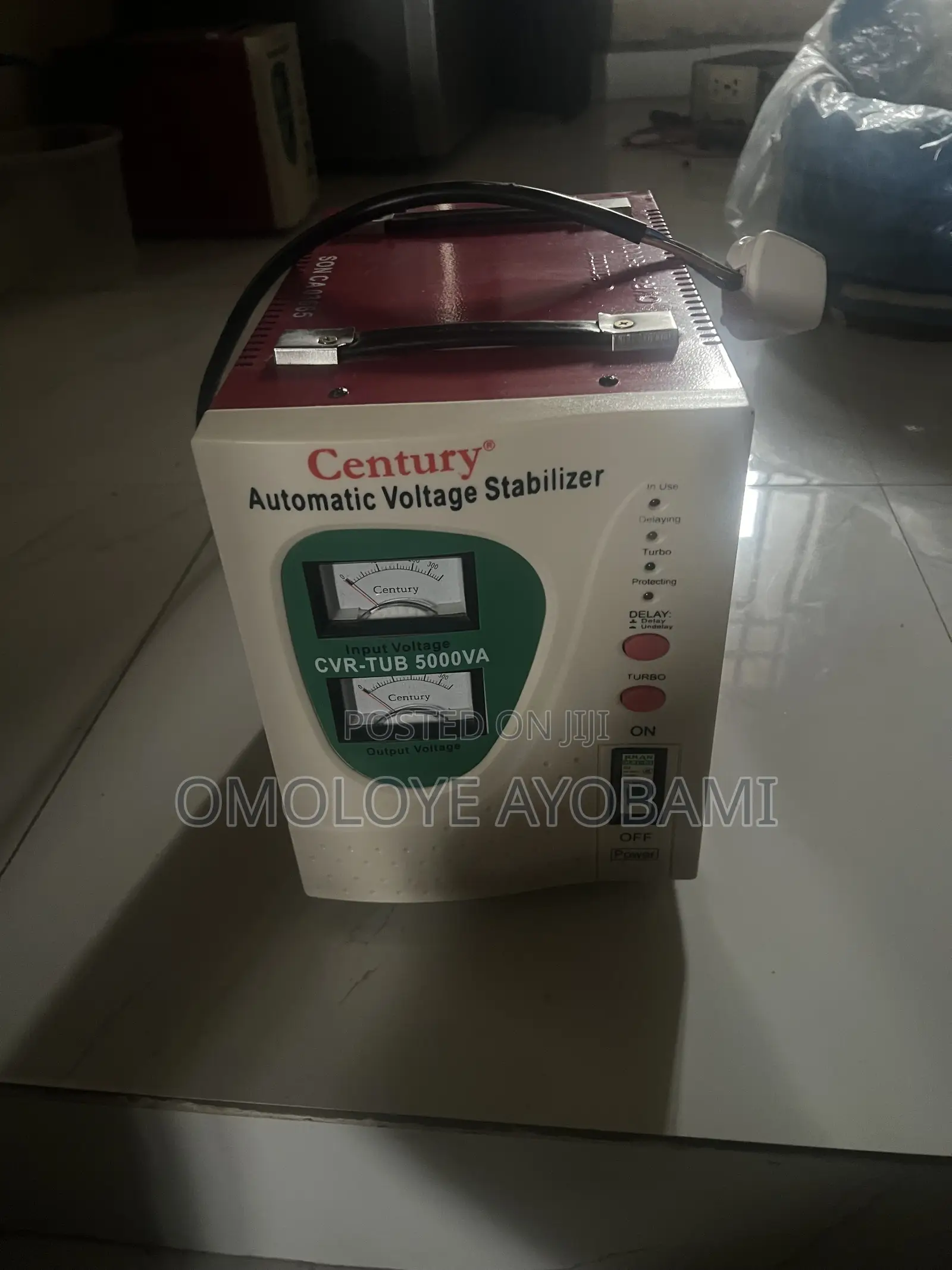CVR Tub 5000va Automatic Voltage Stabilizer – Excellent Condition