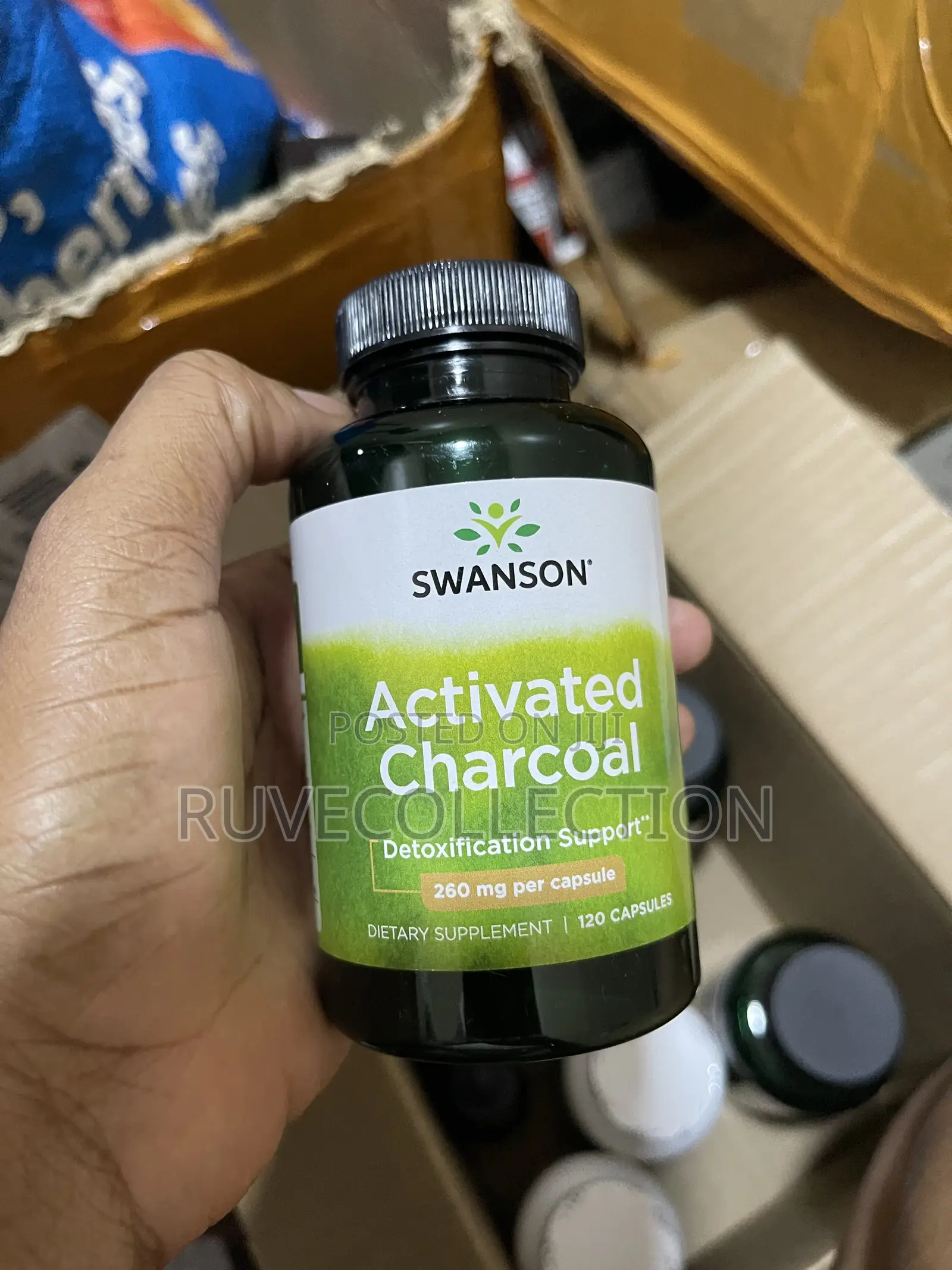 Activated Charcoal 260mg 120 Capsules
