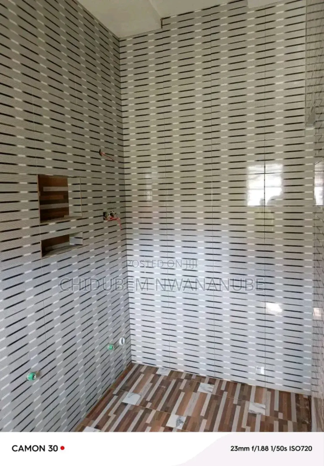 Wall Tile Installation. My People Guess the Size