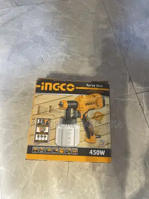 Ingco Electric 450w 800ml Paint Sprayer Spraying Gun