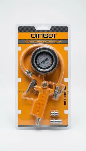 Tire Pressure Inflator Gun With Gauge