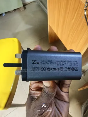 (Item: A2p) High Quality 65 Watts Gan Fast Charger (Charger Head Only)
