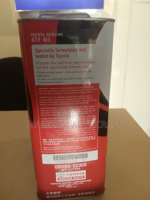 Toyota Automatic Transmission Fluid Ws