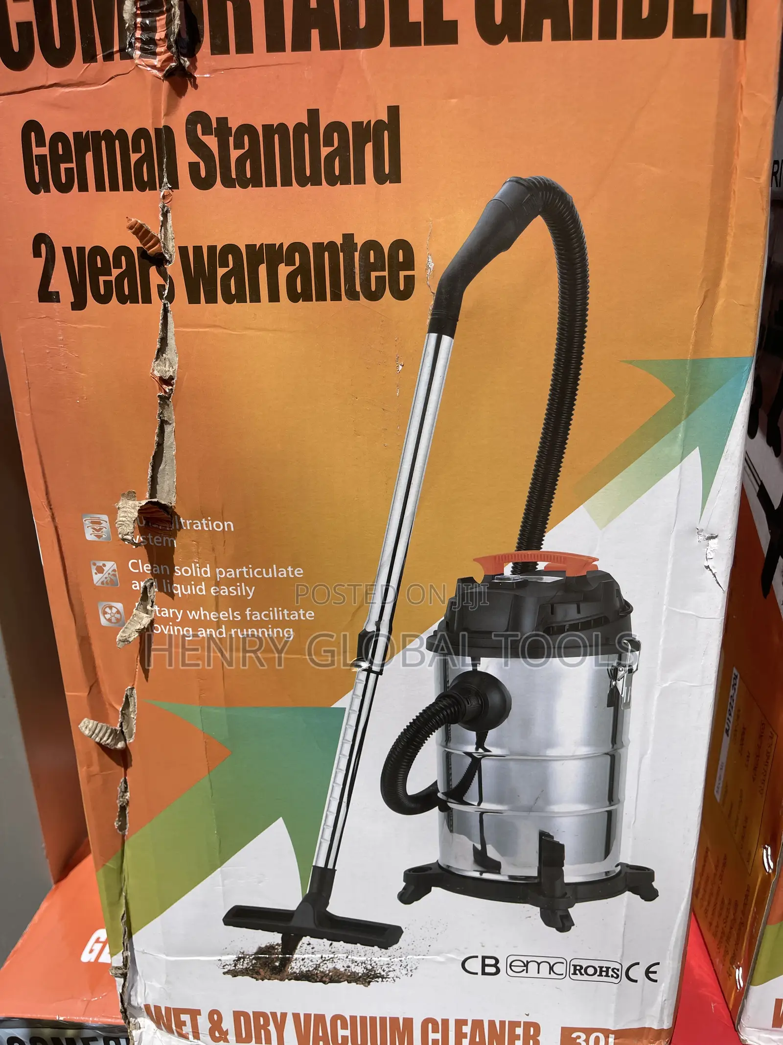 30l Comfortable Garden Vacuum Cleaner Machine