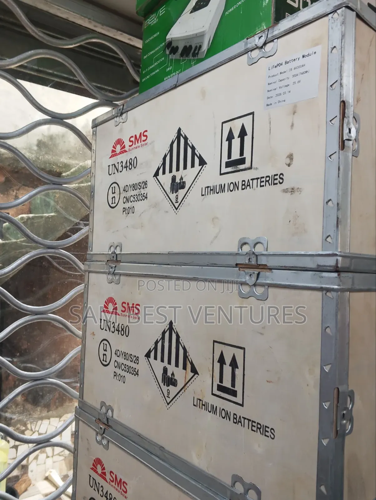 7.2kwh 24v SMS Solar Lithium Battery
