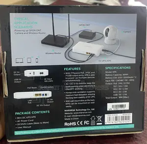 Smart Mini Dc Ups 10000mah (3.6v 36wh)