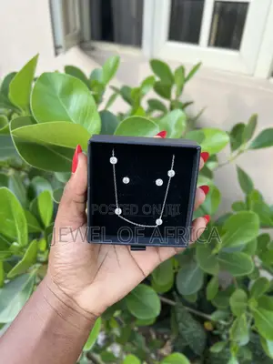 Sterling Silver Earring and Necklace Set