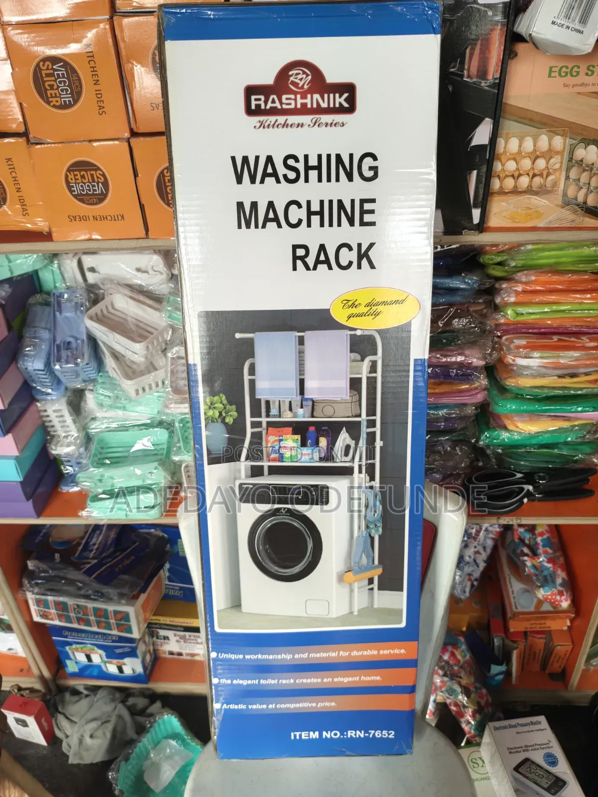 Over the Washing Machine Rack