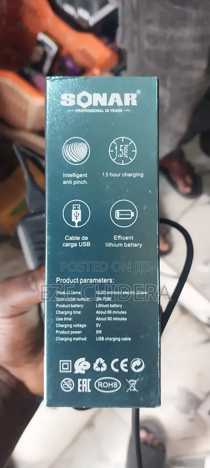 3 in 1 Professional Hair Clipper Sn 7565