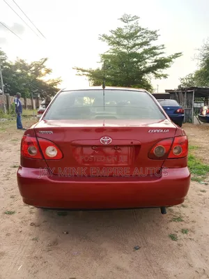Toyota Corolla 2004 Red