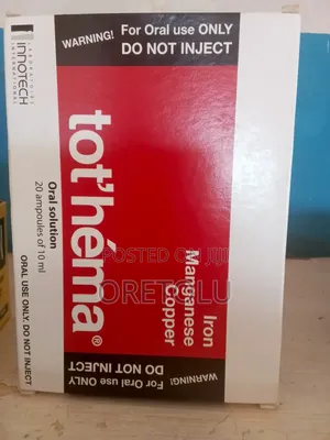 Tot'hema Iron Supplement * 20 Ampoules of 10 Ml