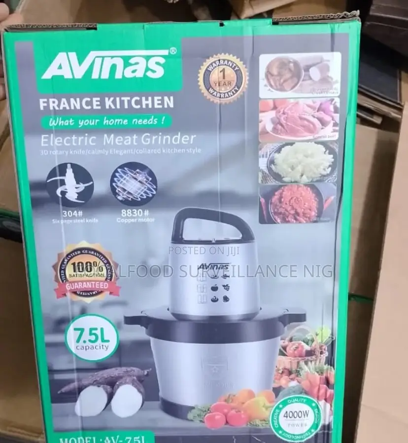 Avinas Multi-Functional Food Mixer 7.5l
