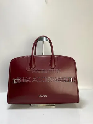 Secure Laptop Outing Bag (Fashion Bag) (Wine Colour)