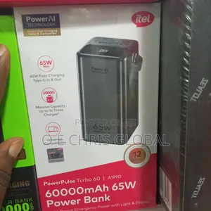 Itel 60000mah 65w Power Bank