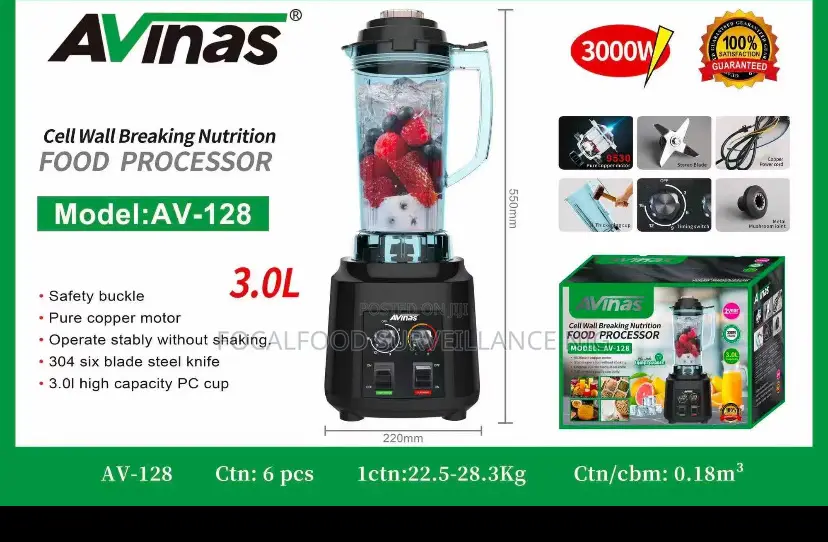 Avinas Cell Wall Breaking Nutrition Food Processor