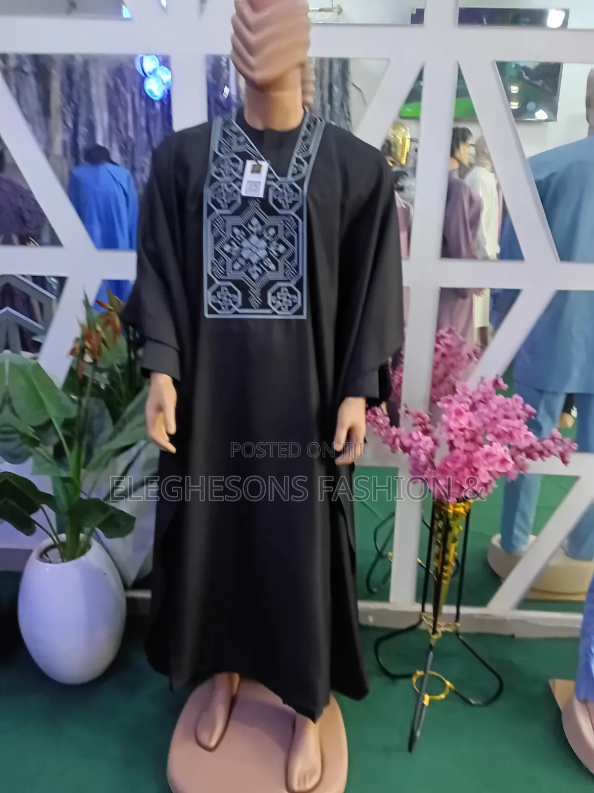 Black Agbada for Sale