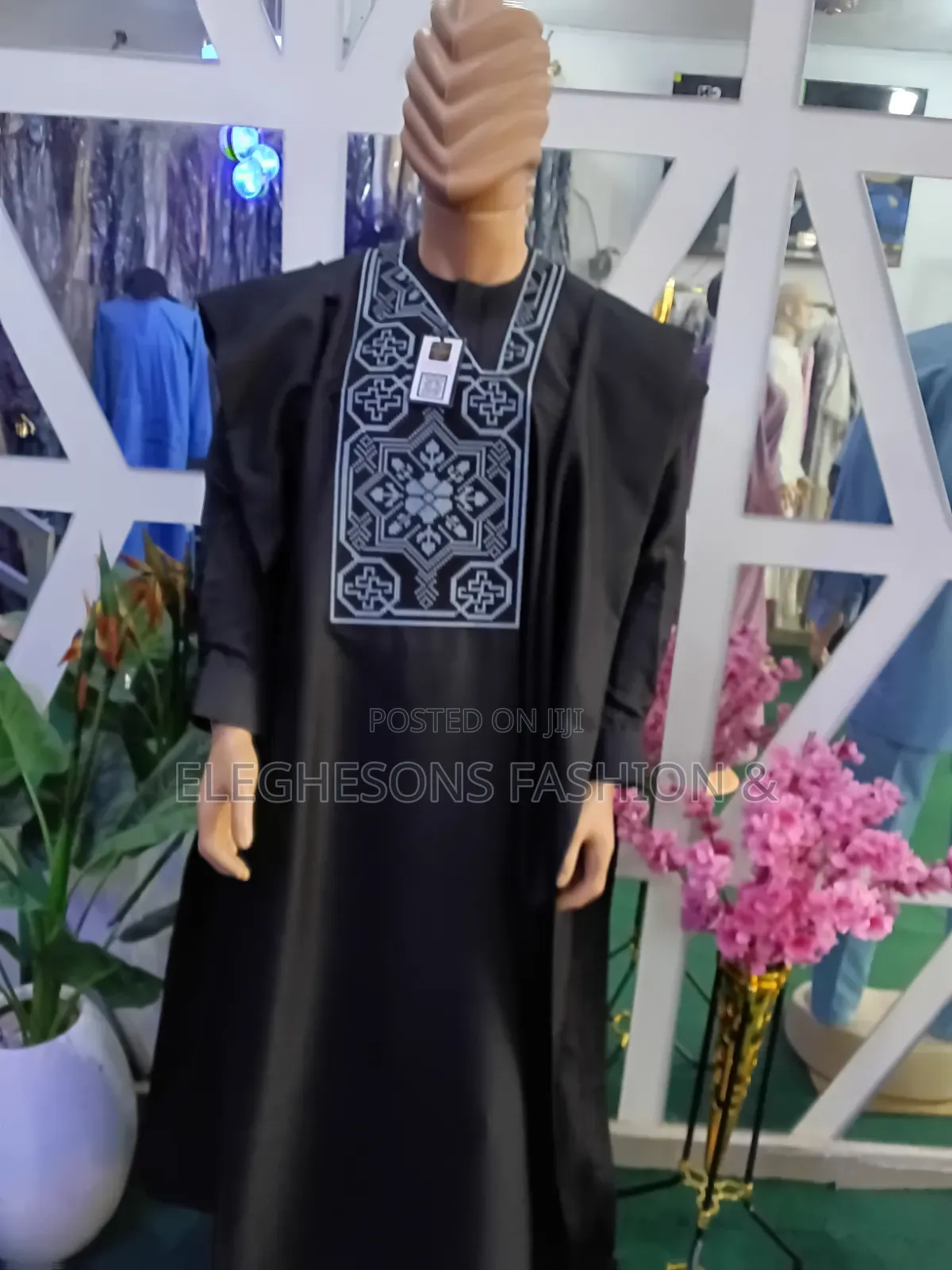 Black Agbada for Sale