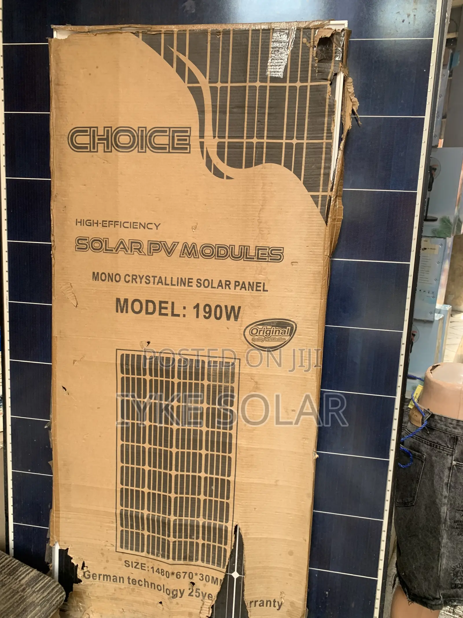 190watts Choice Solar Panels