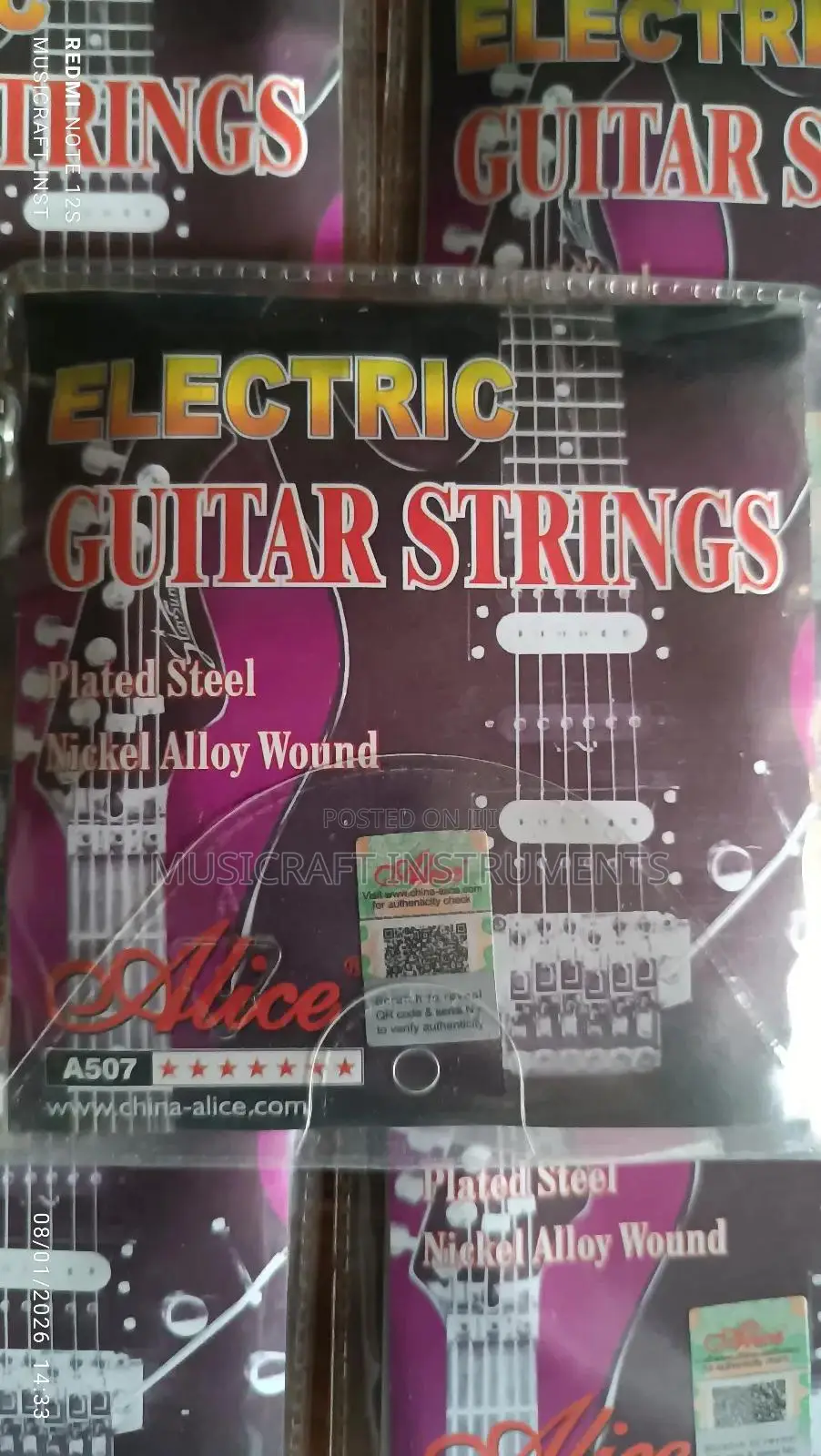 Alice Electric Guitar Strings