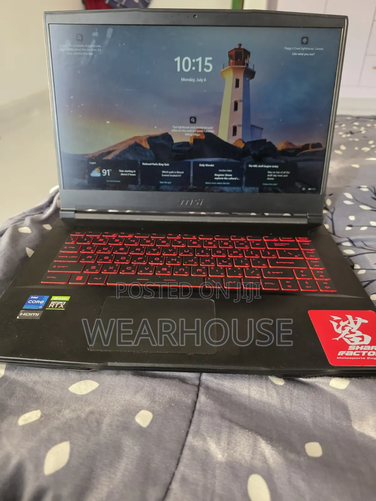 Laptop MSI GF63 16GB Intel Core i7 HDD+SSD 1.5T