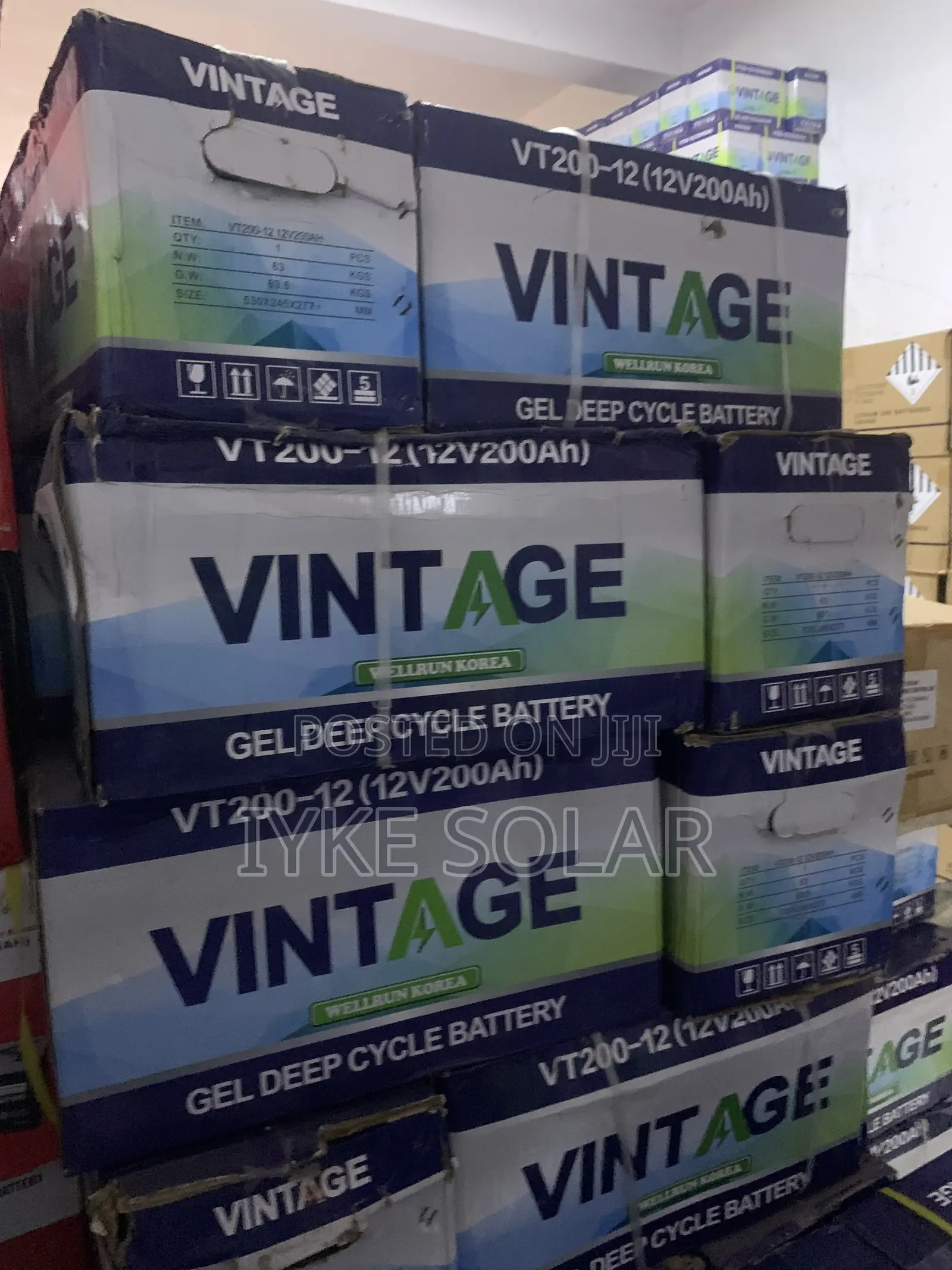 200ah 12v Vintage Gel Deep Cycle Battery