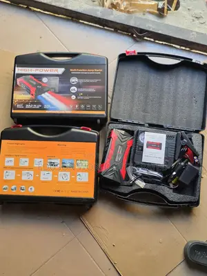 Jump Start With Tyre Pumping Machine
