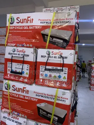 220ah 12v Sunfit Deep Cycle Gel Battery