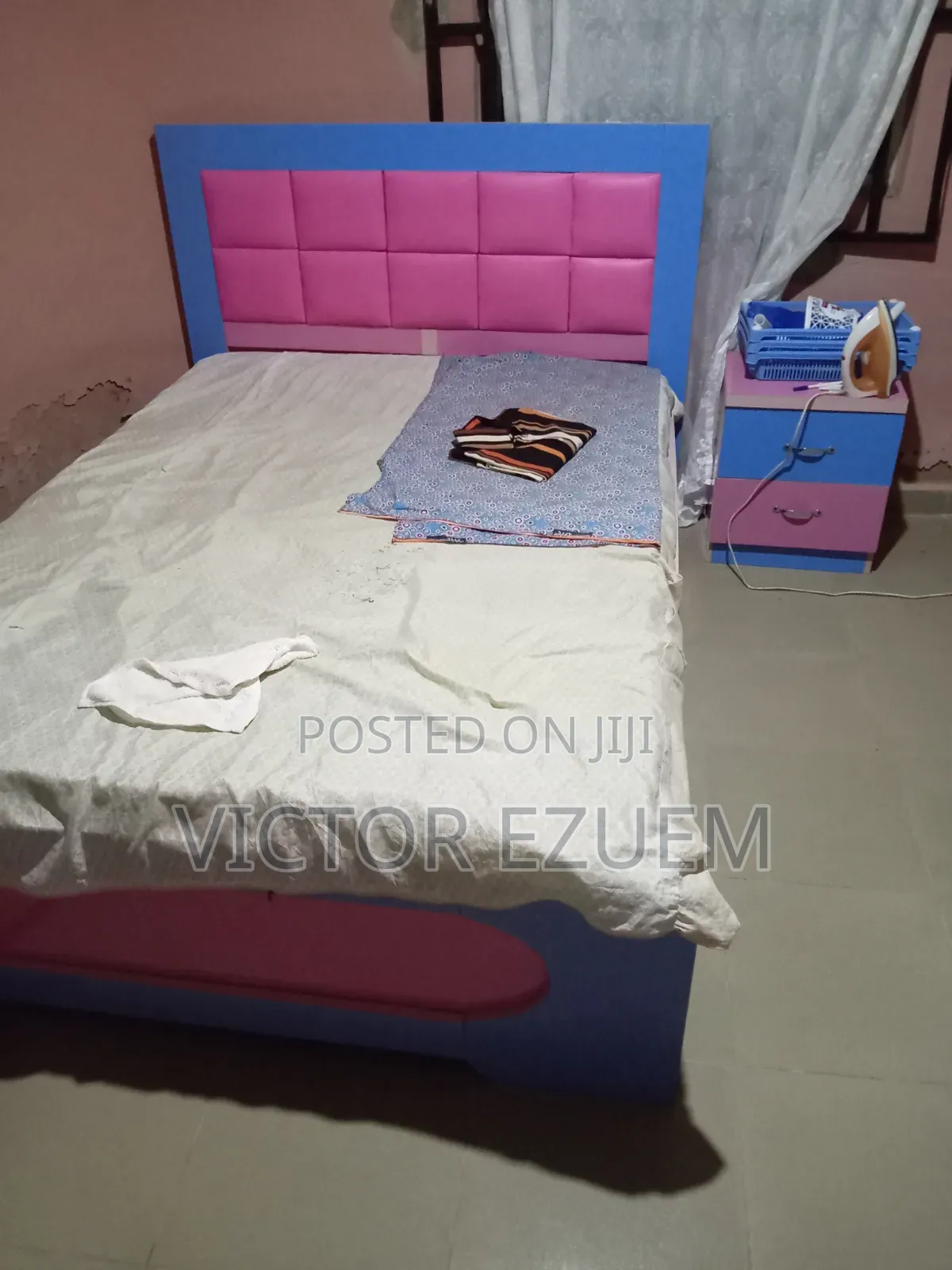 4 by 6 Bed Frame and One Bed Side