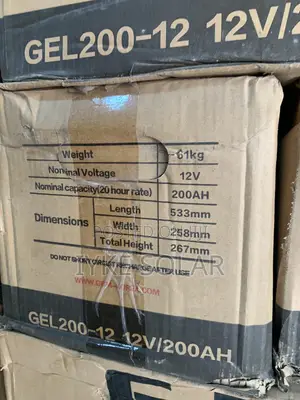 200ah 12v GBM Deep Cycle Gel Battery