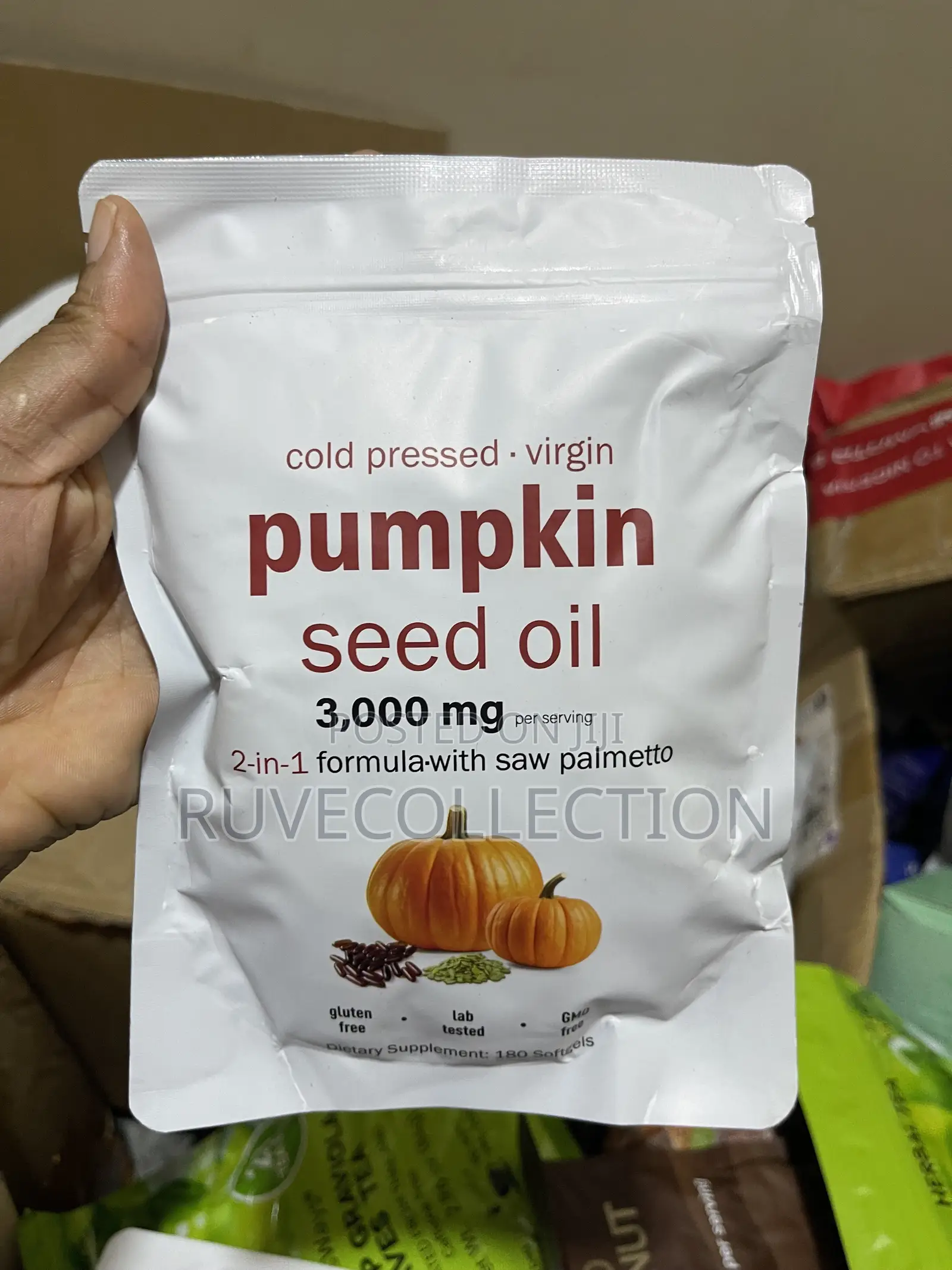 Pumpkin Seed Oil 180 Capsules