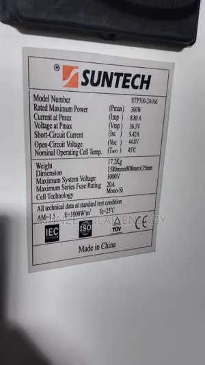 Suntech Solar Panels 300w