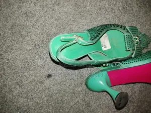 Green Heel Shoes (Pumps)
