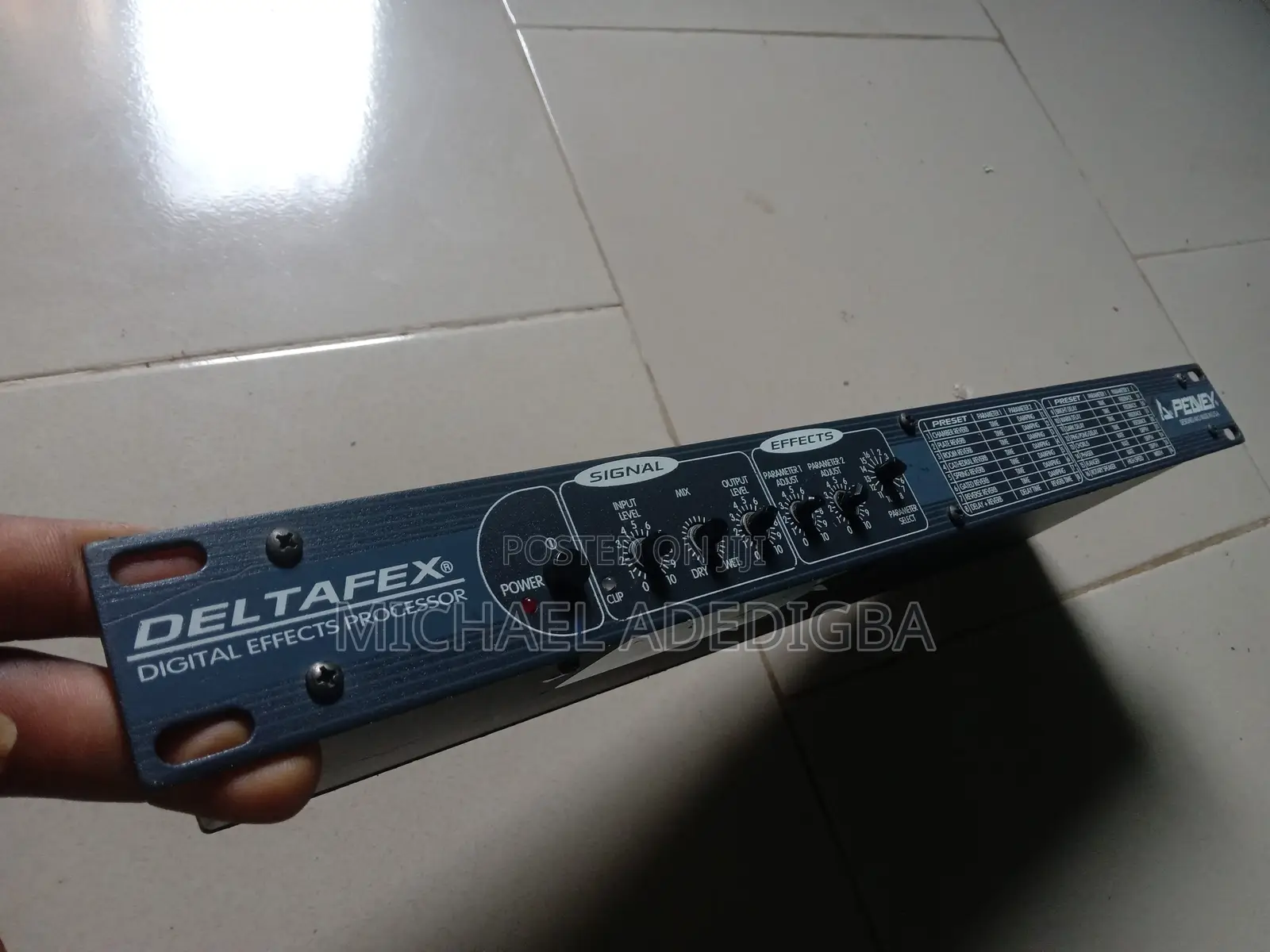 Deltafex Digital Effects Processor