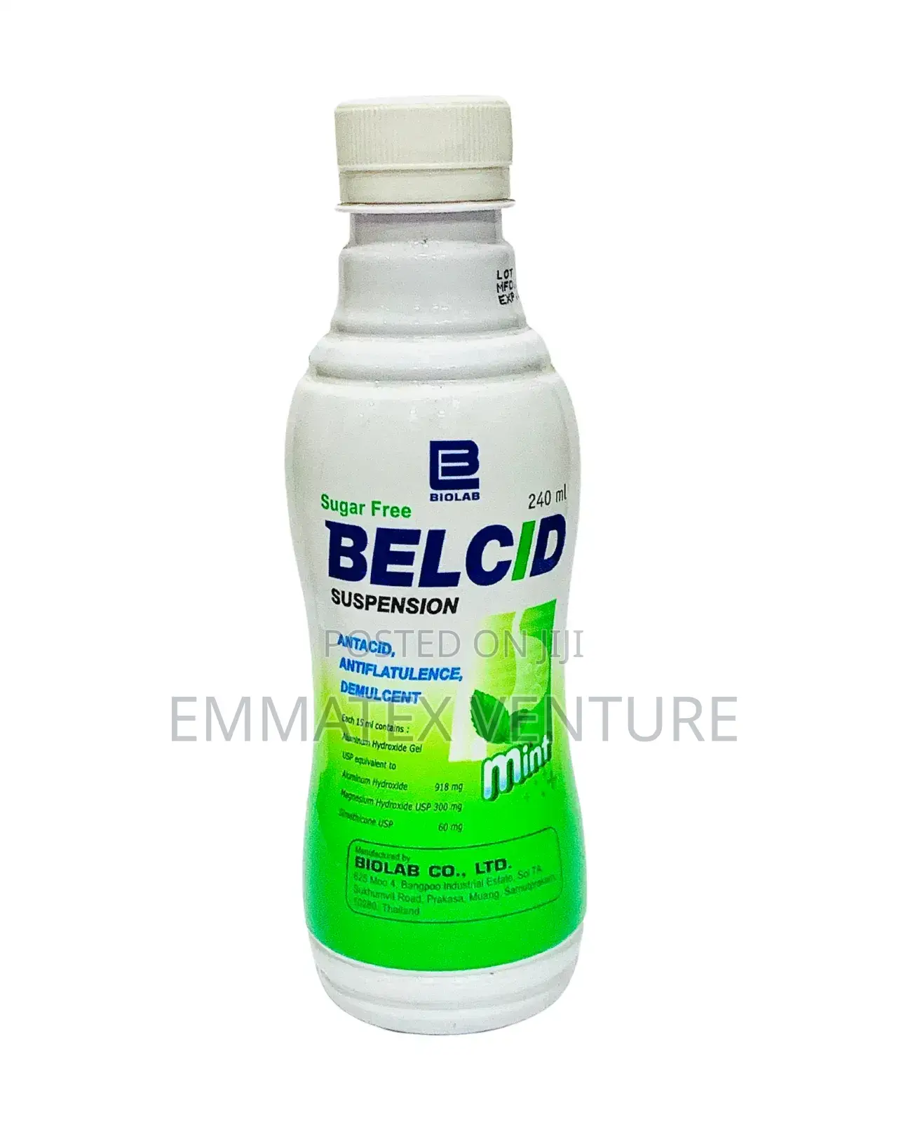 Belcid Suspension Sugar Free X240ml