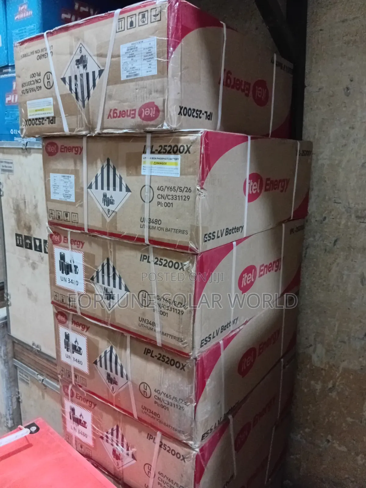 2.5kwh 24v Itel Solar Lithium Ion Battery