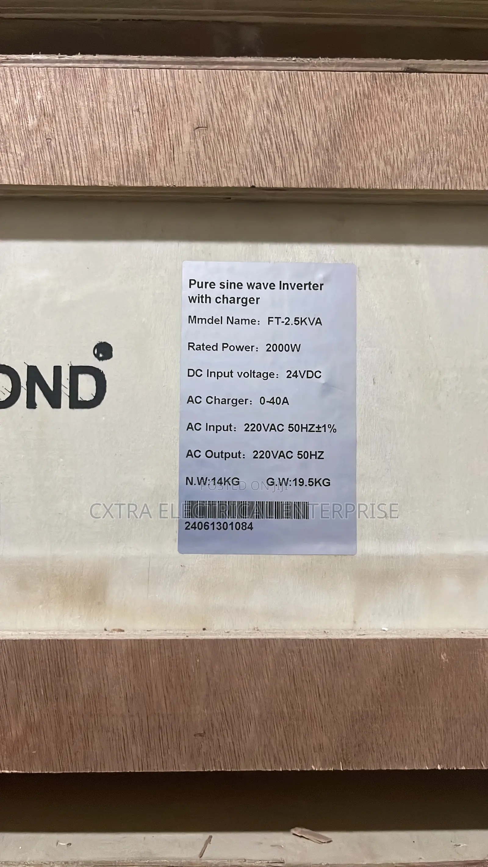 2.5kva 24v Inverter Diamond
