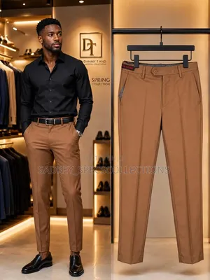 Chino's Material Pens Trousers to Cooperate Wears