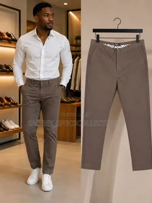Chino's Material Pens Trousers to Cooperate Wears